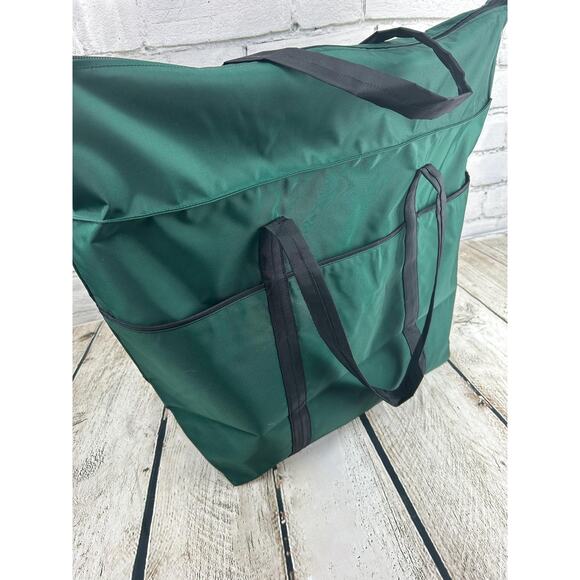 Large Capacity Folding Travel Bag - Water Resistant Tote - Travel Duffle - Gym - Picture 4 of 5